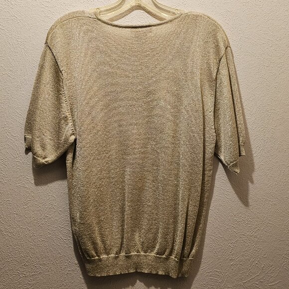 Shimmering short sleeved sweater - Picture 2 of 7